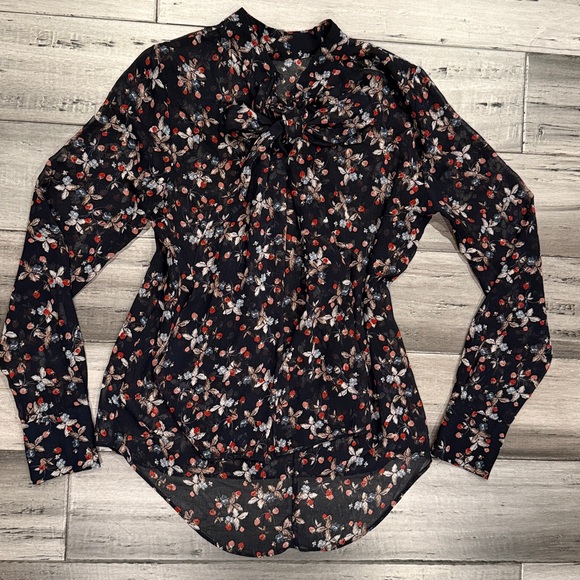 Zara Woman Floral Blouse - Picture 11 of 12